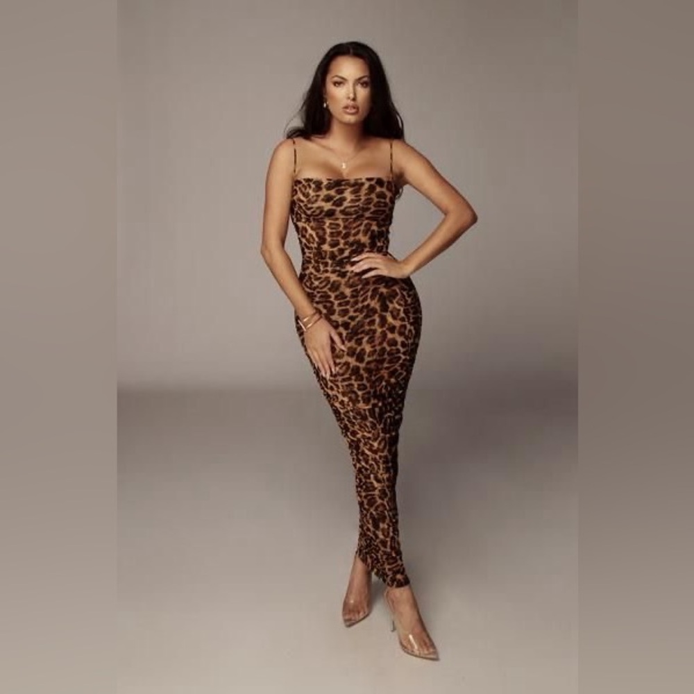 Jluxlabel Leopard Print Bodycon Dress
